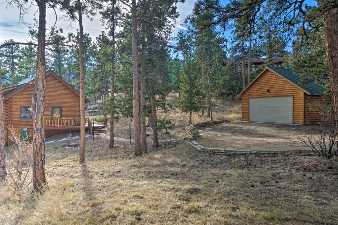 Picturesque Log Cabin In Estes Park 9 Mi To Rmnp Villa Exterior photo